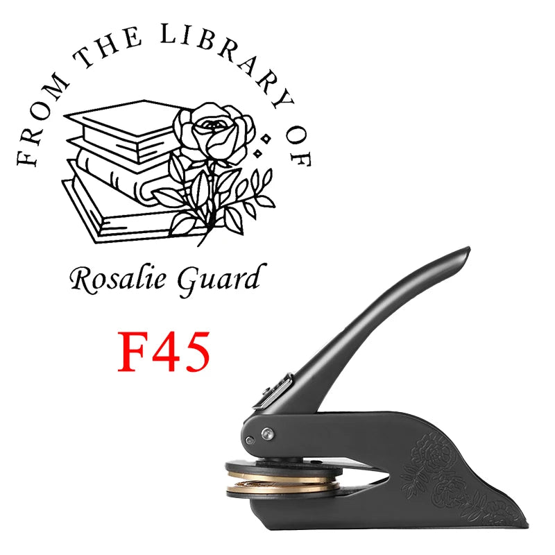 Custom Embosser Stamp for Books, Weddings & Invitations | DIY Seal