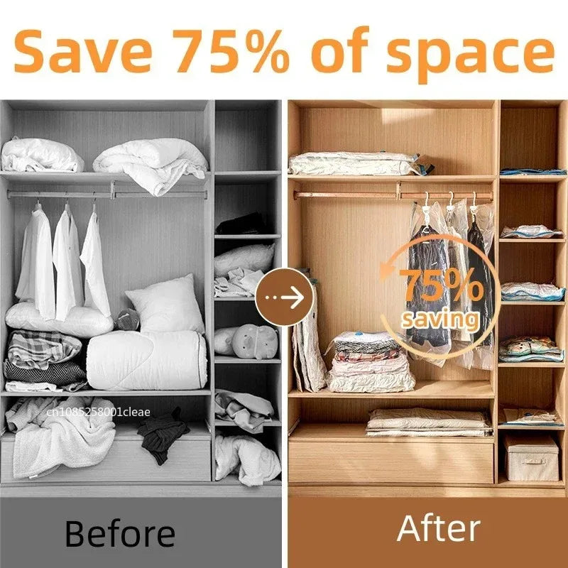 Vacuum Storage Bags 1-10 Pack | Space Saver for Comforters & Travel