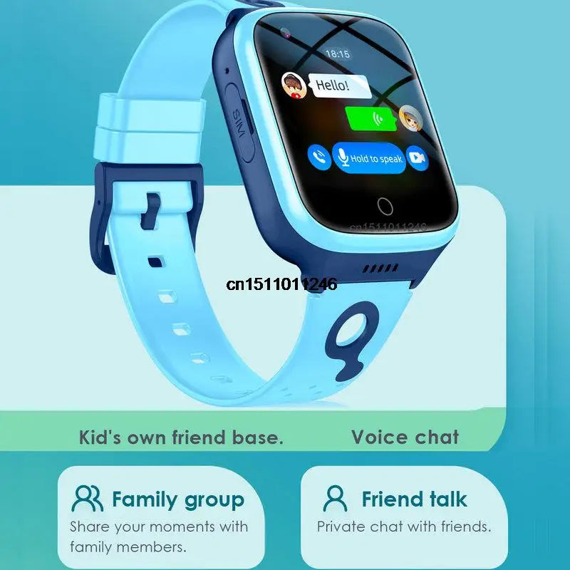 KGG 4G Kids Smartwatch: GPS Tracker, Video Call & SOS Phone