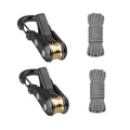 Retractable Paracord Fasteners | High-Strength Tensioners with Carabiners