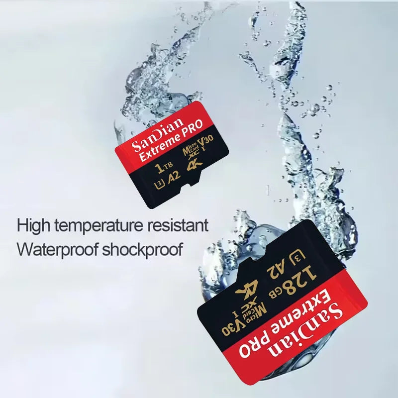 High-Speed Micro SD Card U3 V30 for 4K UHD Video & Apps | 128GB-512GB