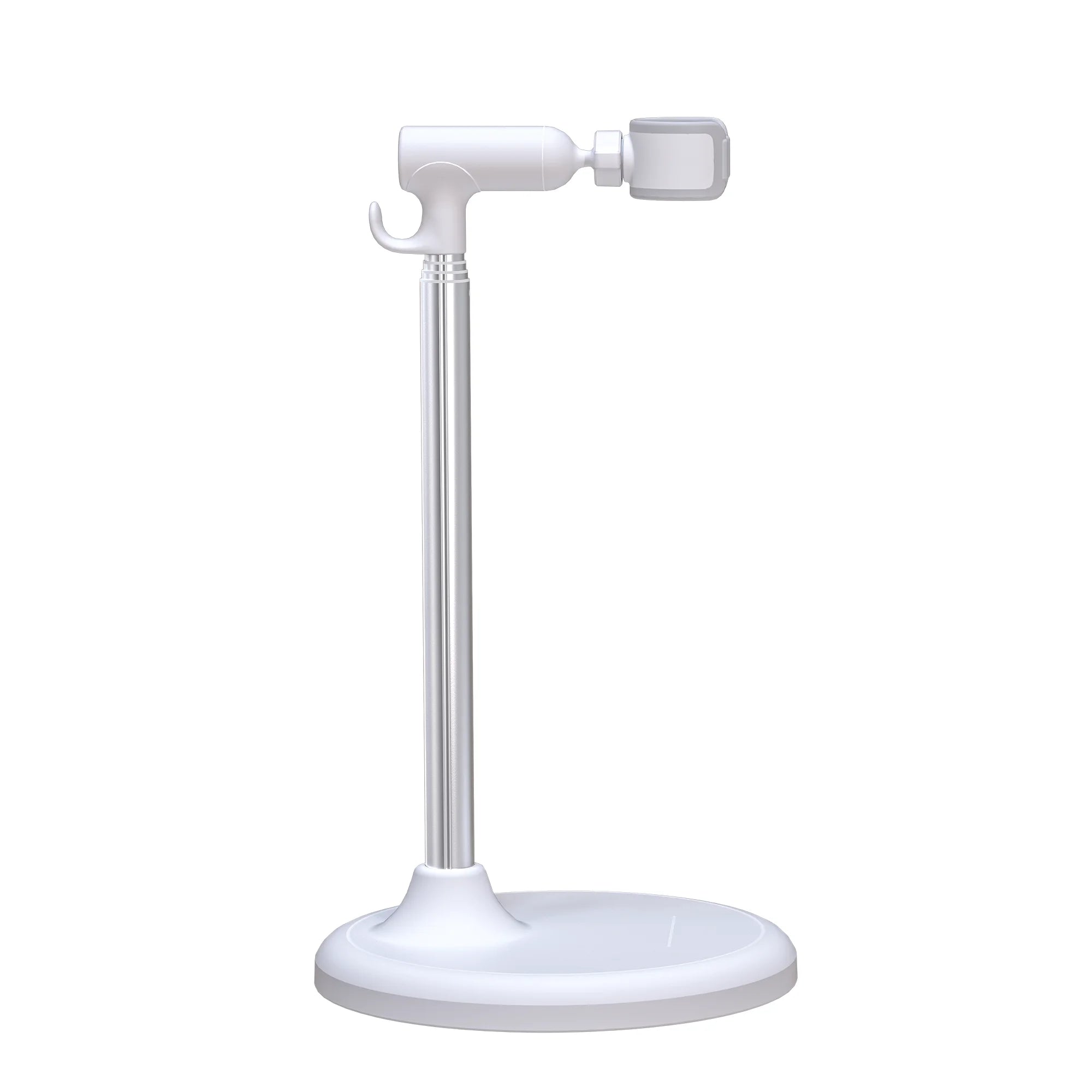 Floor-Standing Hair Dryer Stand - Adjustable, Hands-Free Convenience for Bathrooms