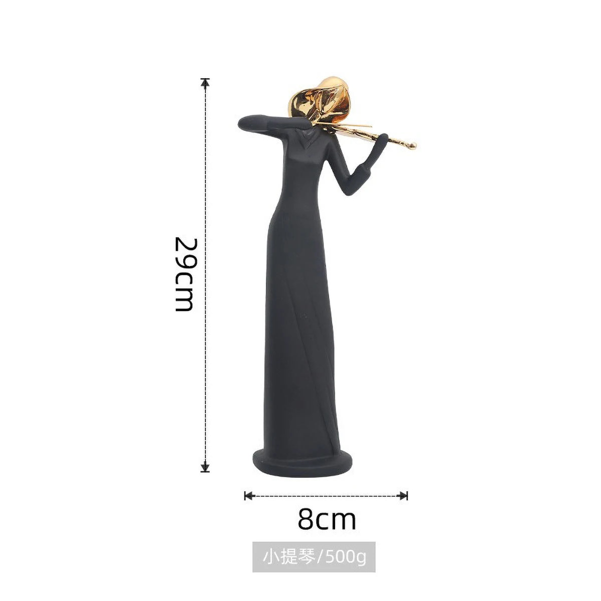 Scandinavian Abstract Dancer Sculpture - Modern Ballet Decor