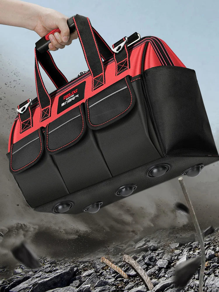 DELIXI ELECTRIC Multifunctional Waterproof Tool Bag - Durable Professional Storage