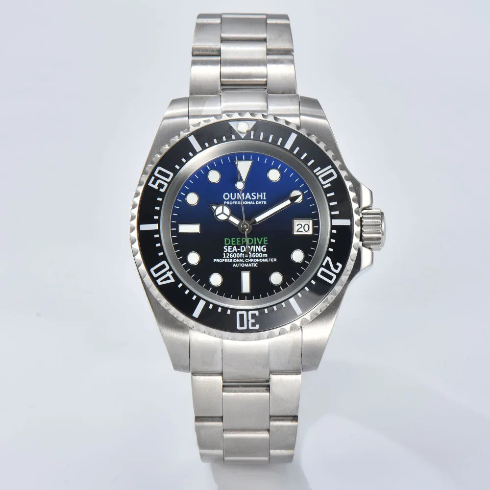 Men's 44mm Deep Sea Automatic Mechanical Dive Watch