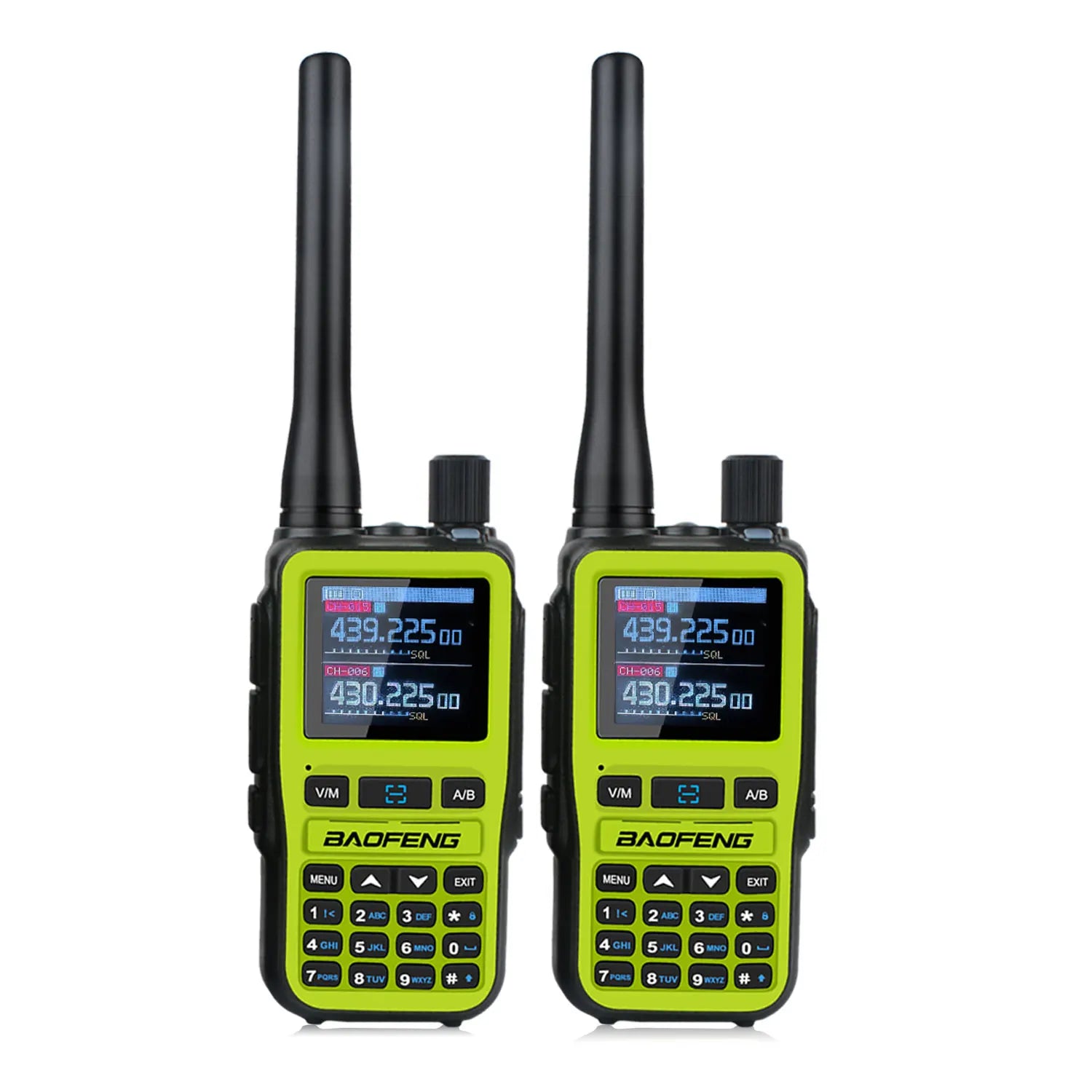 Baofeng UV-5R Mini 2PCS Dual Band Walkie Talkie - Compact 5W Amateur Radio with Air Band Rx & Type-C