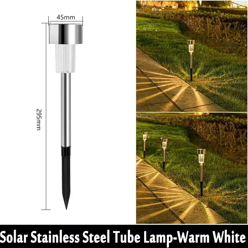 Vabena Solar Garden Lights Outdoor - Waterproof LED Landscape Pathway Lamps (10/20/30 Pcs)
