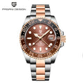 PAGANI DESIGN PD-1662 Luxury GMT Mechanical Watch - Sapphire, Steel, 100M Waterproof
