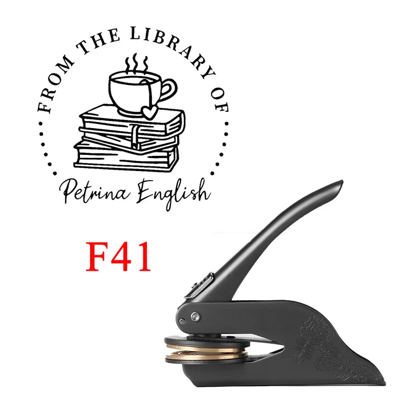Custom Embosser Stamp for Books, Weddings & Invitations | DIY Seal
