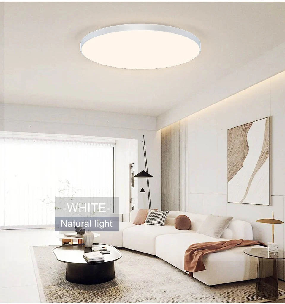 Modern Smart Dimmable LED Ceiling Light with App & Remote Control