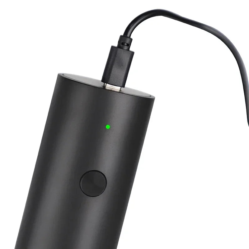USB Rechargeable Electric Salt & Pepper Grinder - Adjustable Coarseness Mill