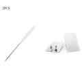 2PC Stainless Steel Makeup Mixing Palette & Spatula Set
