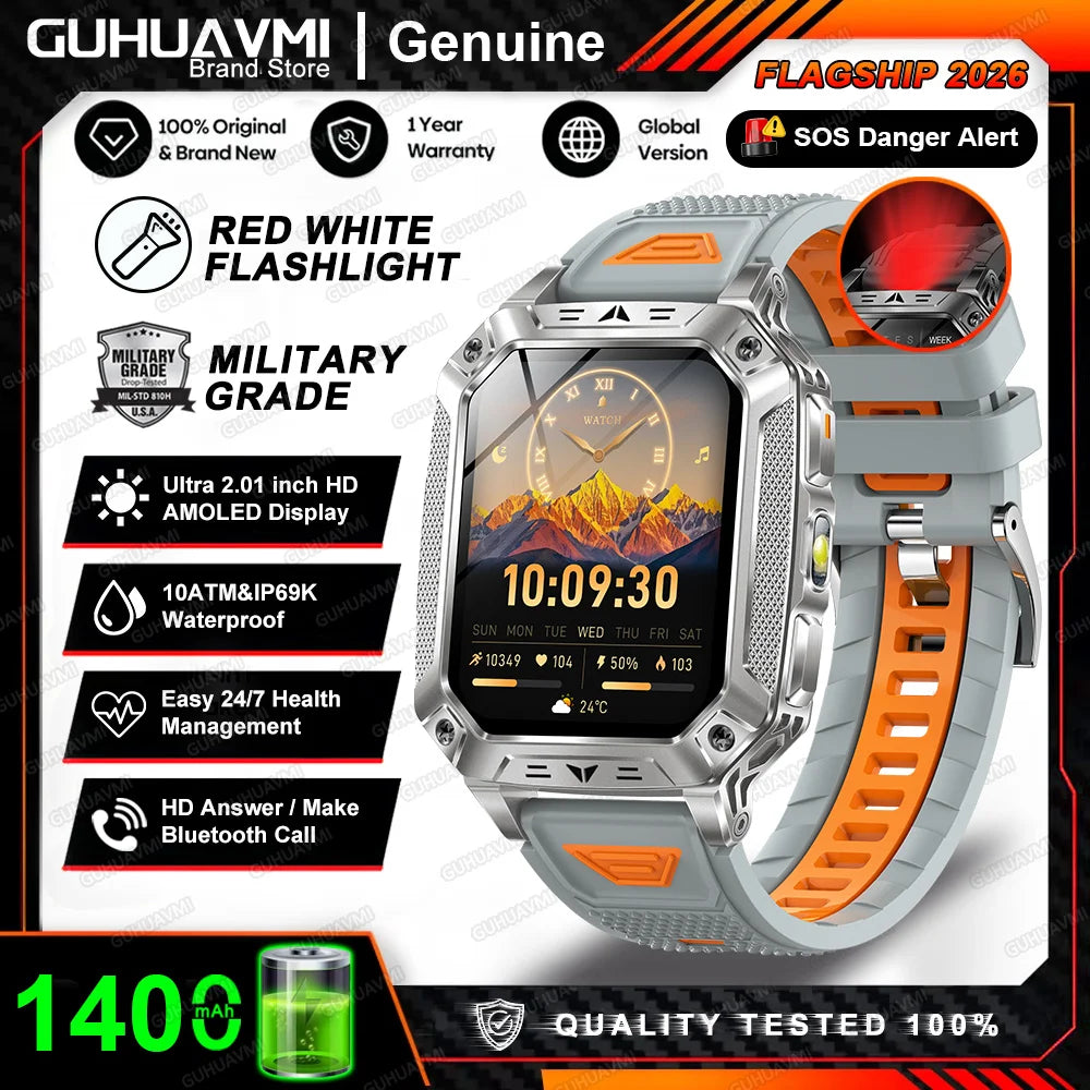 Apex Outdoor Smartwatch | GPS, Flashlight, AMOLED, 10ATM - Your Ultimate Adventure Companion