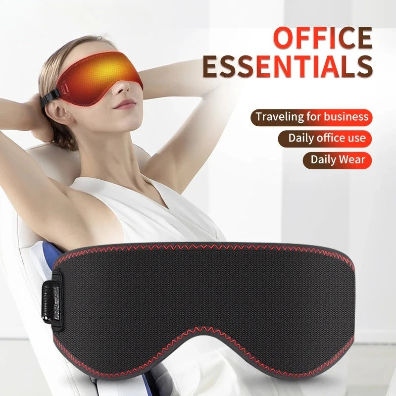 Vabena Heated Eye Mask for Dry Eyes - 3 Heat Levels & Hot Compress