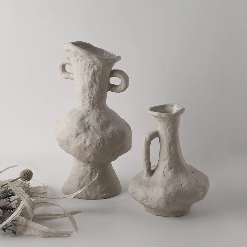 Vabena Nordic Ceramic Hydroponic Vase | Table & Bathroom Decor