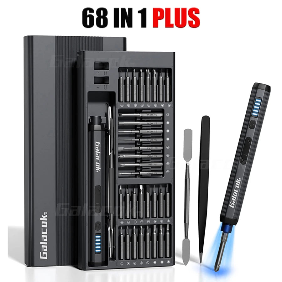 Precision Electric Screwdriver Set 68-in-1 for Mobile & Tablet Repair