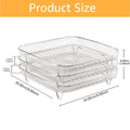 Crispy Chips Non-Stick Baking Basket Tray | Oven Fryer Mesh Pan