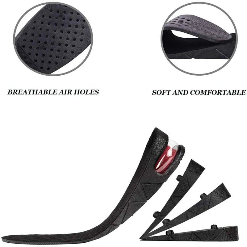 Height Increase Insoles - Air Cushion Shoe Lifts (3-9cm) for Men & Women
