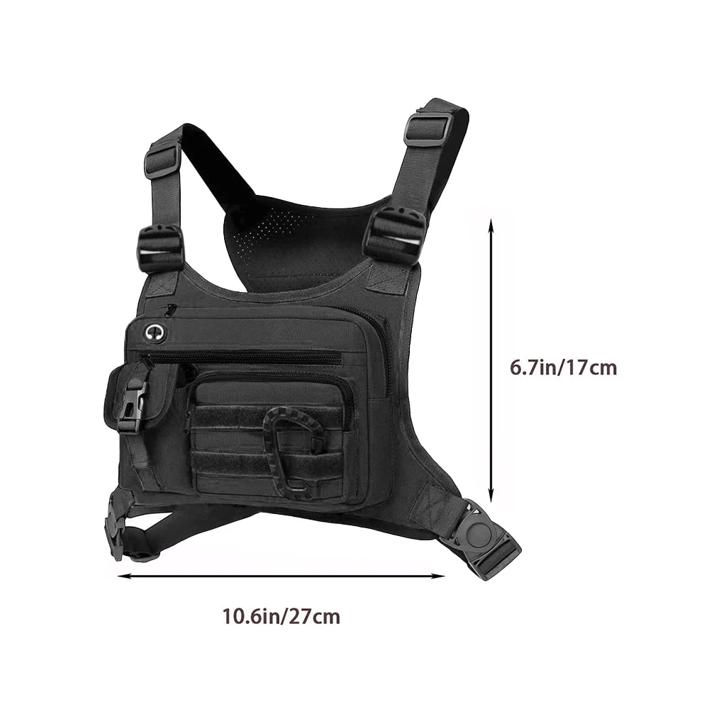 Men's Tactical EDC Anti-Theft Waterproof Chest Sling Bag | Vabena