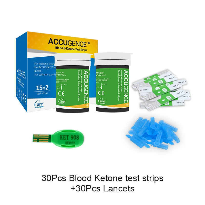 4-in-1 Multifunction Monitor: Hemoglobin, Ketone, Glucose, Uric Acid Test Kit