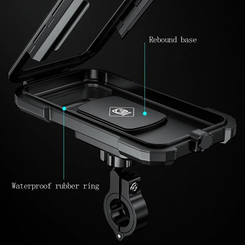 Motorcycle Wireless Charger Phone Mount - QC 3.0 Fast Charging Holder