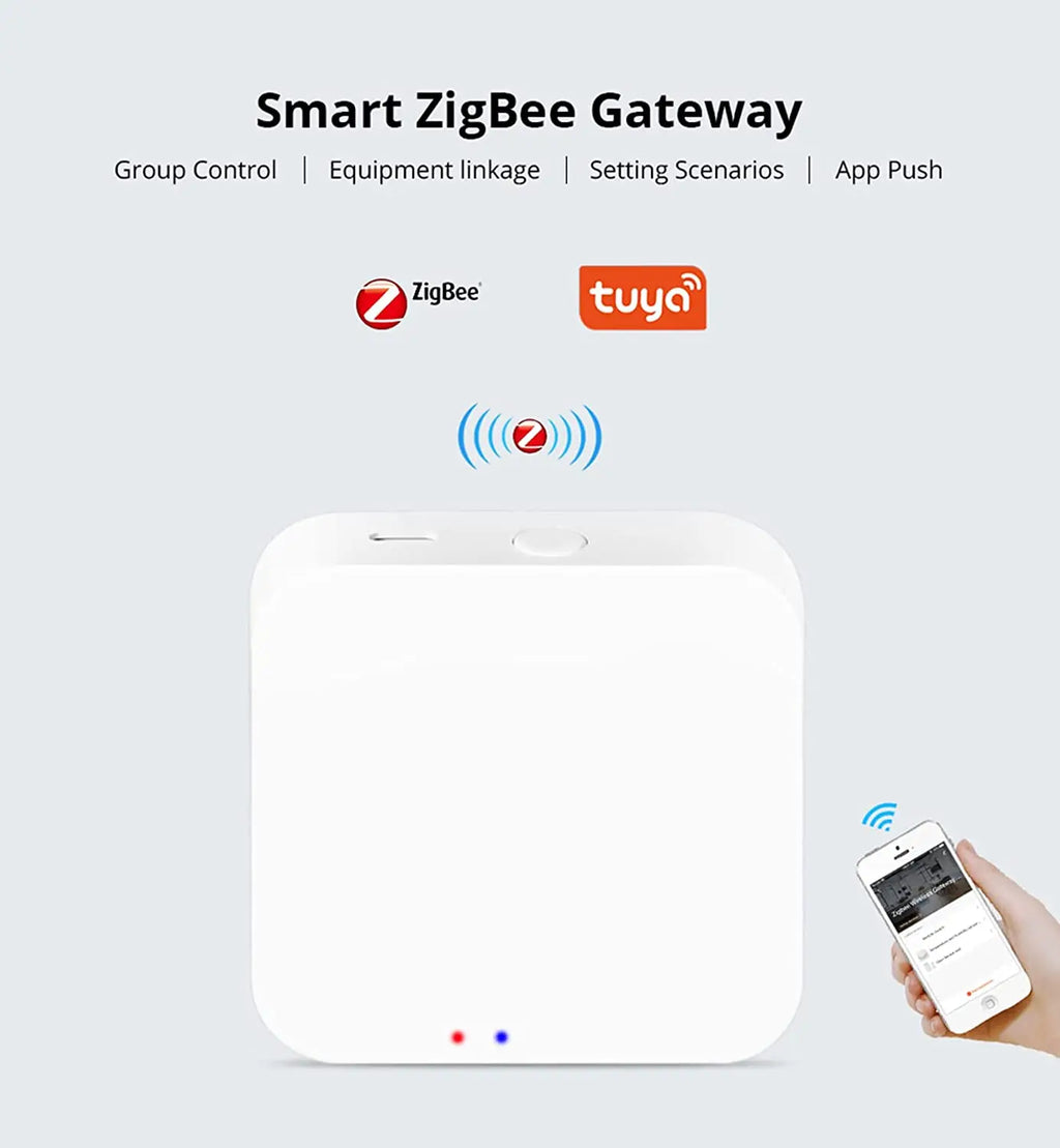 Tuya Zigbee 3.0 Smart Hub - Wireless Home Automation Gateway