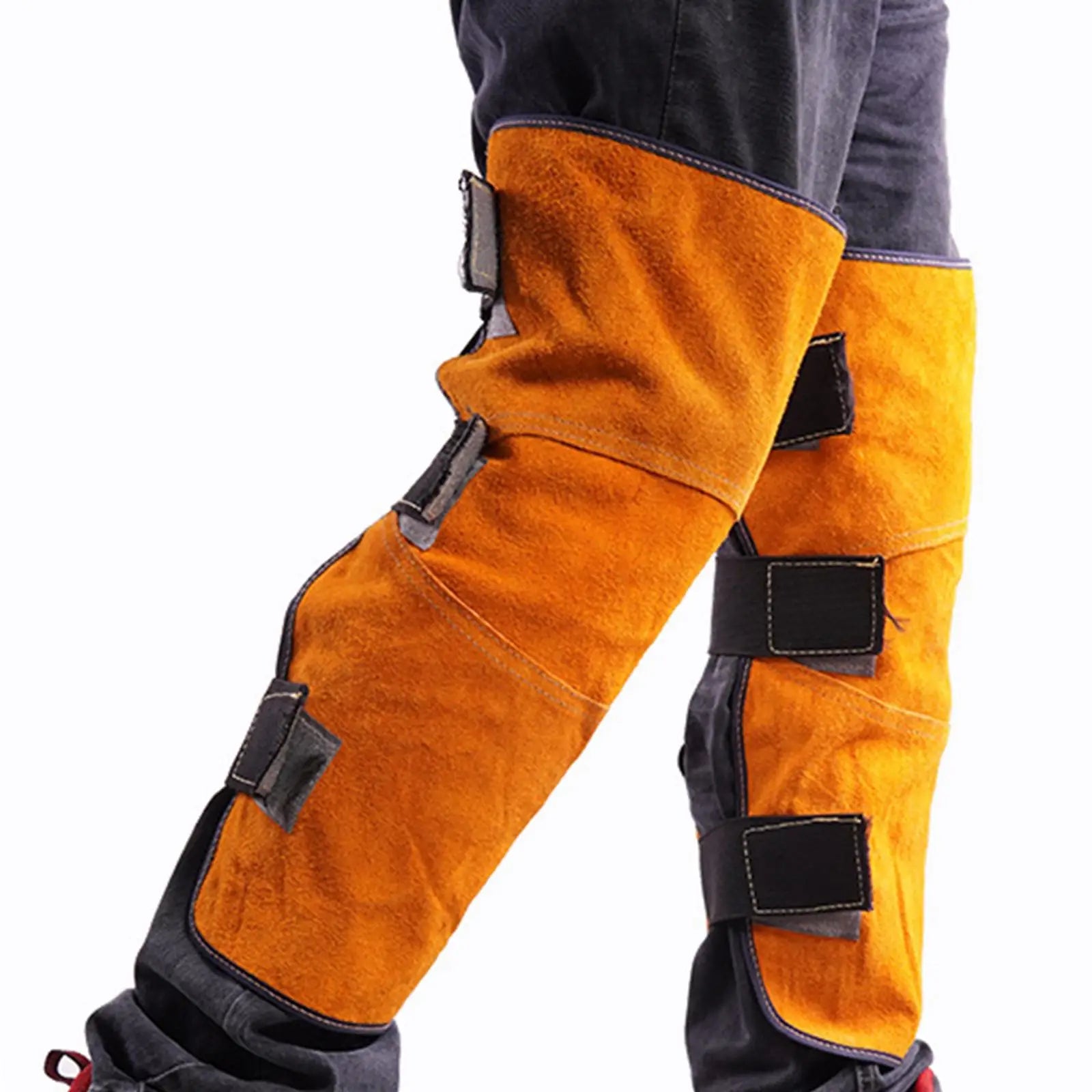 Reinforced Fireproof Welding Leg Covers - Anti-Scald Protection