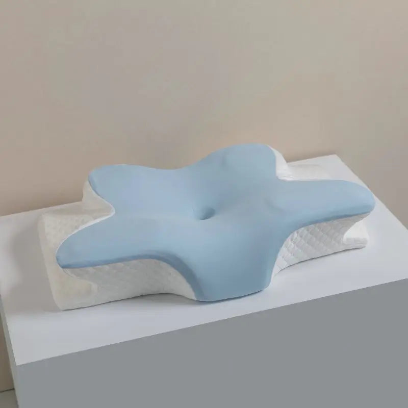 Cooling Memory Foam Cervical Pillow - Ergonomic Butterfly Neck Support