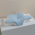 Cooling Memory Foam Cervical Pillow - Ergonomic Butterfly Neck Support