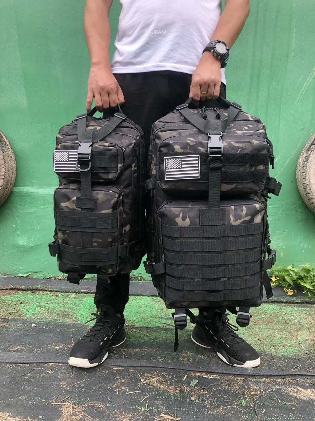 Thuram 1000D Waterproof Tactical Rucksack for Hiking & Camping