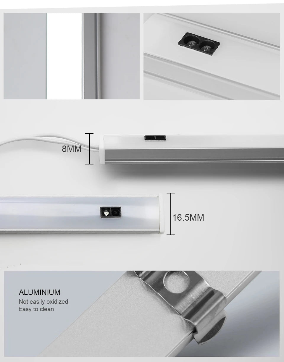 PARKSON LED Under Cabinet Lights - Motion Sensor Kitchen Lighting