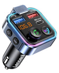 LENCENT Bluetooth 5.3 FM Transmitter | PD 30W QC3.0 Car Charger & Hands-Free Kit