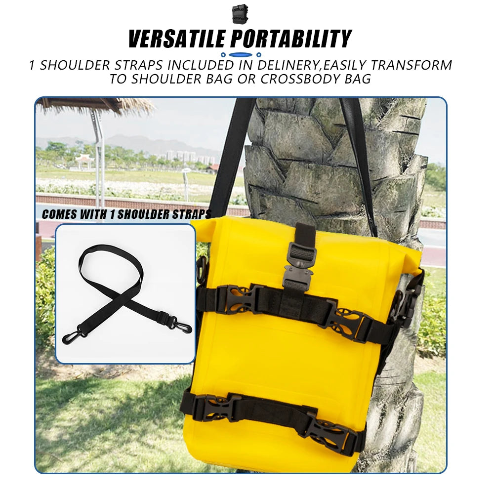 Motorcycle Frame Crash Bar Bag for BMW R1250GS R1200GS ADV Honda NC750X CB500X - Waterproof Tool Storage