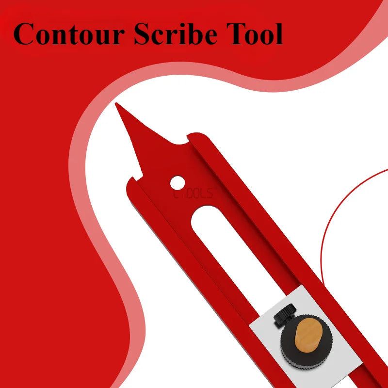 Vabena Contour Gauge Scribe Tool - Profile Duplicator & Woodworking Ruler