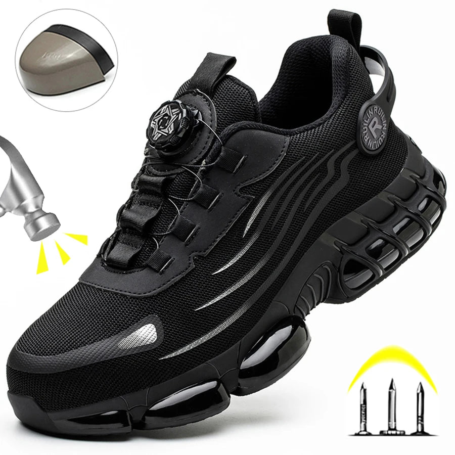 Manlegu Tough Safety Shoes - Ultimate Slip Resistance & Protection