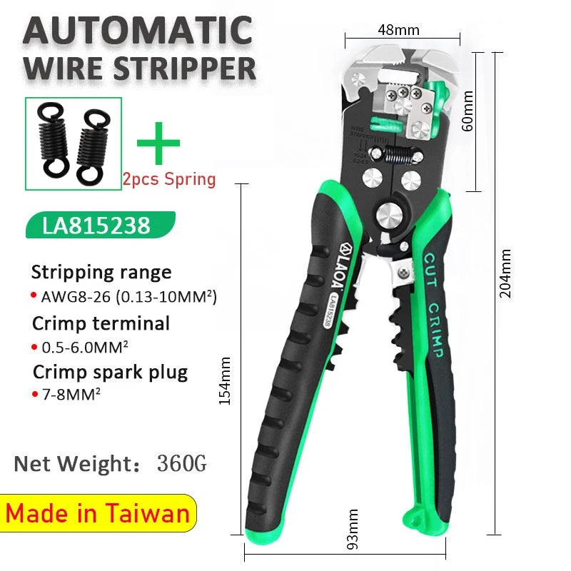 LAOA Automatic Wire Stripper Crimper Pliers - Electrician Tool