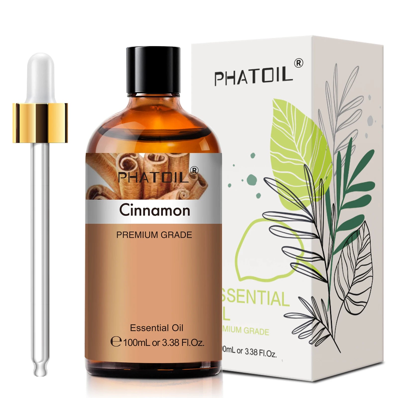 PHATOIL Premium Essential Oil Blend - Sandalwood, Lavender, Eucalyptus, Peppermint