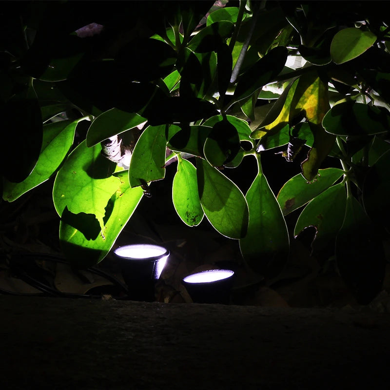 10-in-1 RGB Solar Garden Spotlights - IP65 Waterproof Outdoor Lights