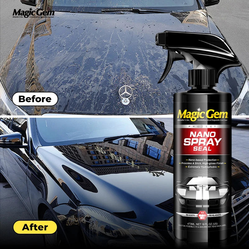 Magic Gem Car Ceramic Nano Coating - Hydrophobic Paint Protection & Polish