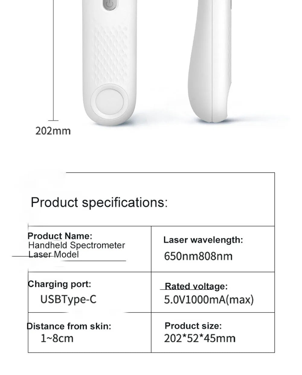 650nm+808nm Red Light Infrared Therapy Device for Skin Rejuvenation & Pain Relief