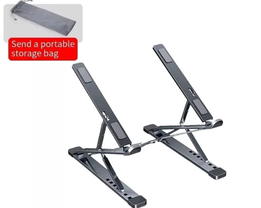 Ergonomic Laptop Stand - Adjustable & Portable Desk Riser for Office