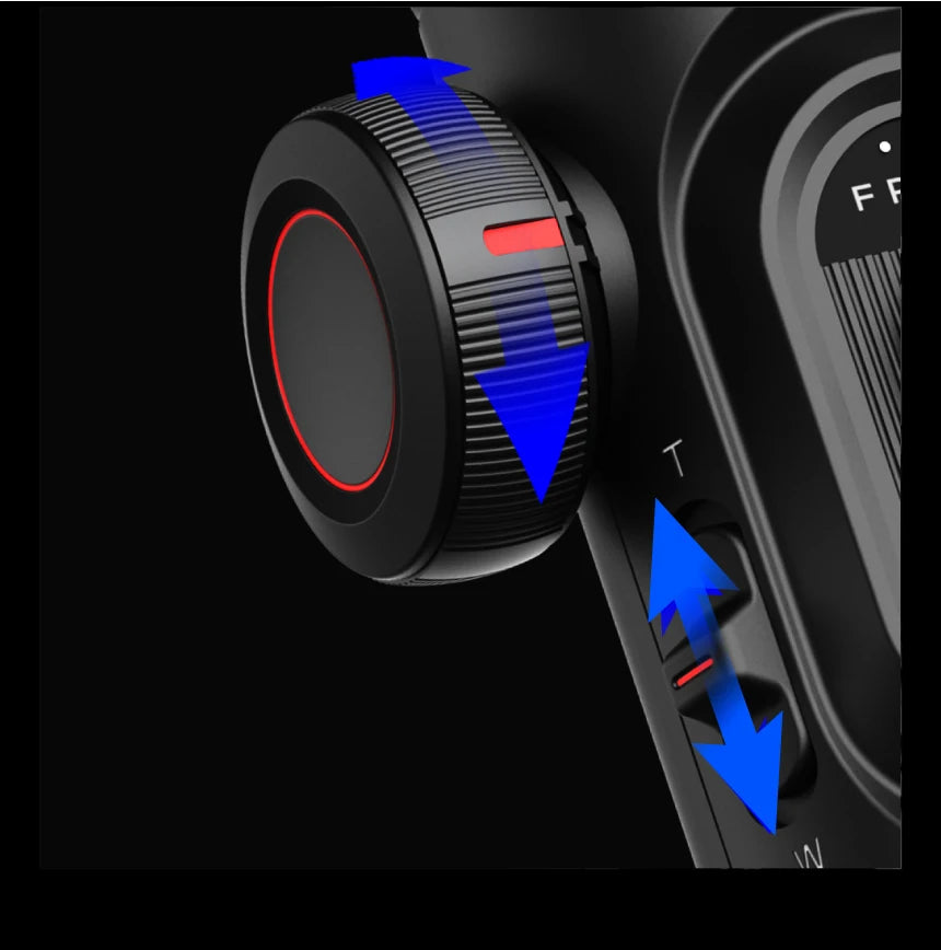 AOCHUAN 3-Axis Smartphone Gimbal Stabilizer with LED Light
