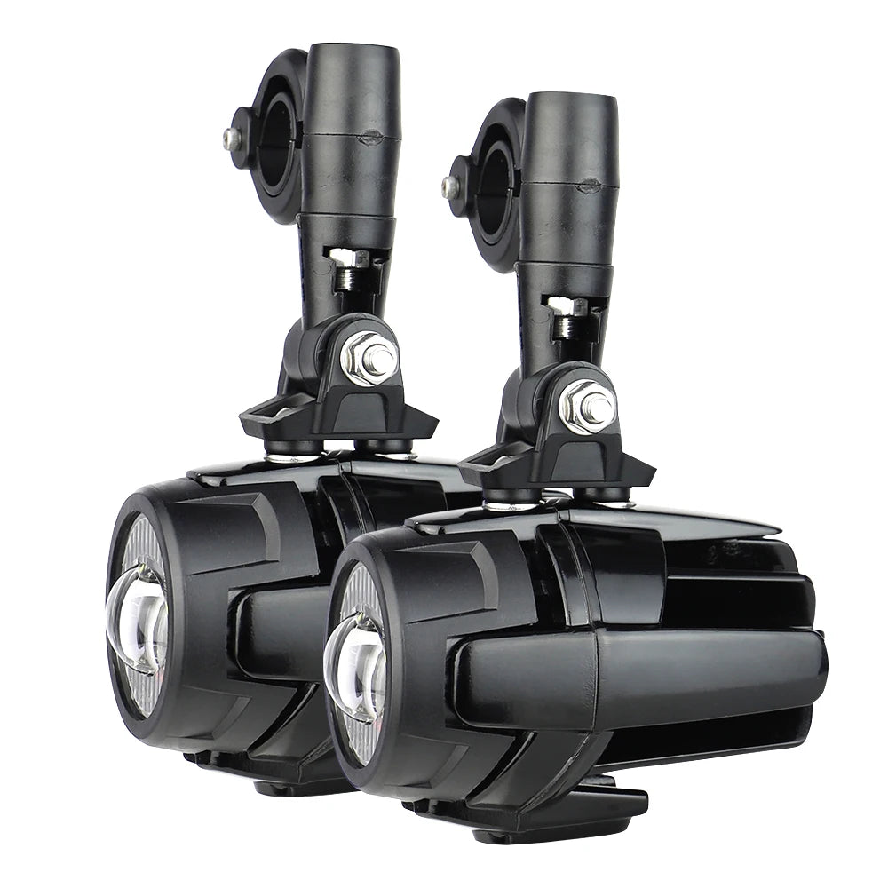 High-Performance Auxiliary LED Fog Lights for BMW R1200GS F800GS K1600 & Universal Motorcycles | 40W 6000K