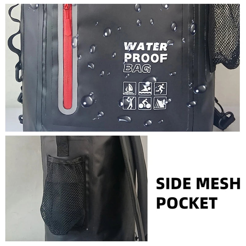 Waterproof Kayak Dry Bag & Swimming Backpack for River & Beach
