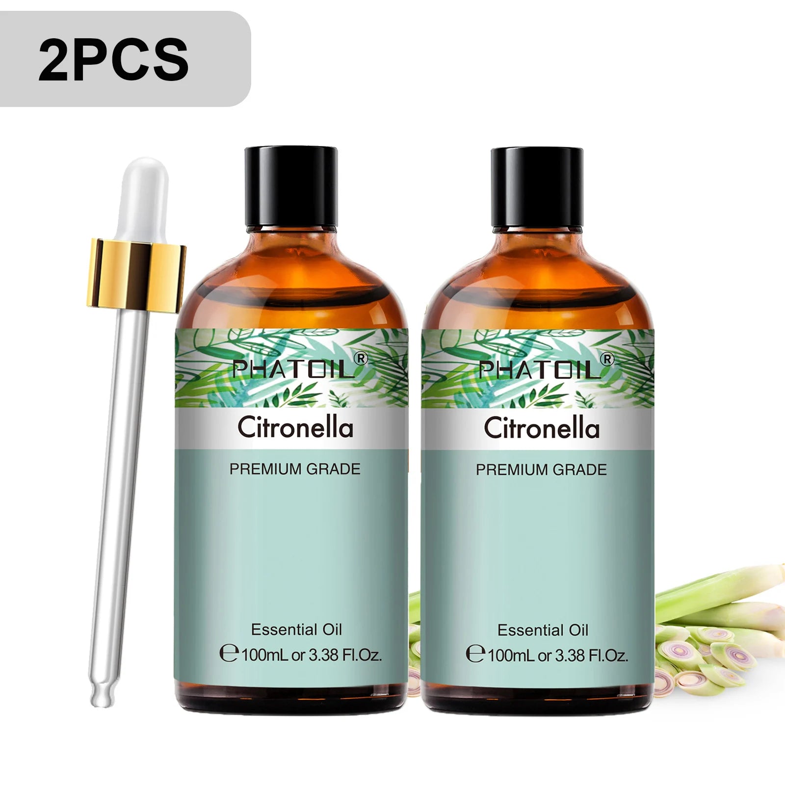 PHATOIL Premium Essential Oil Blend - Sandalwood, Lavender, Eucalyptus, Peppermint