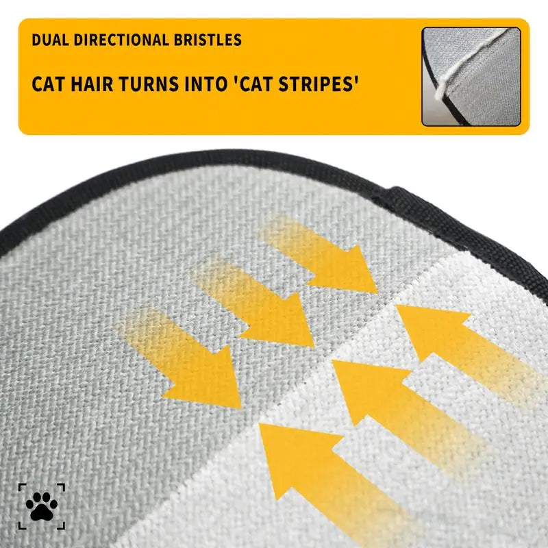 Pet Hair Removal Glove | Two-Way Electrostatic Brush for Cats, Dogs, Furniture & Clothes