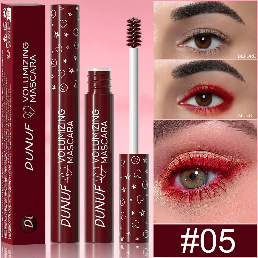 Colorful Curling Waterproof Mascara - Fast Dry & Extension Effect