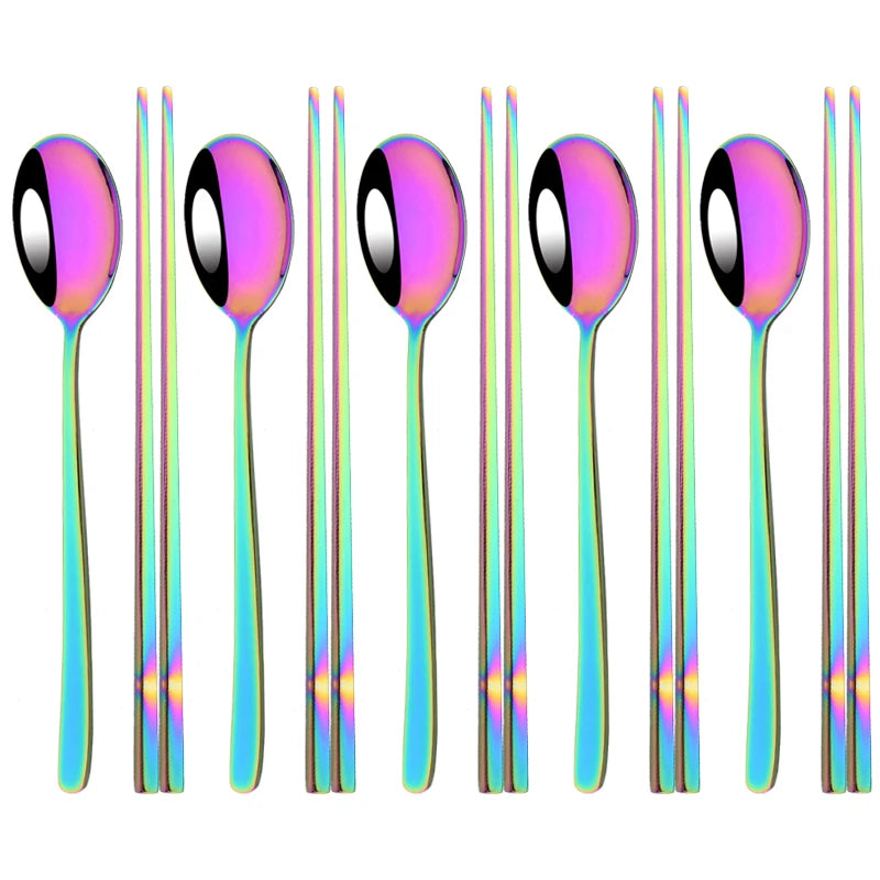 Vabena Luxury 304 Stainless Steel 10-Piece Cutlery Set | Premium Tableware