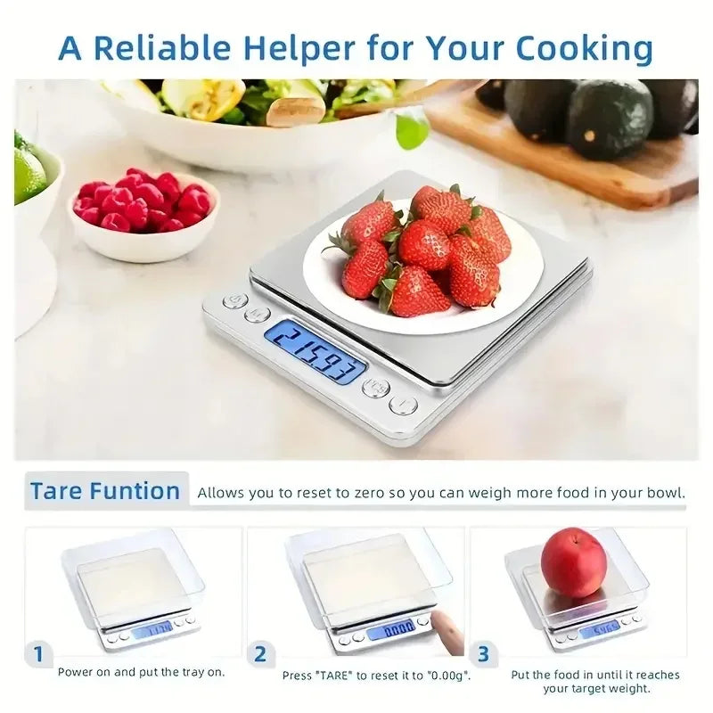 Vabena Digital Kitchen Scale: Precision Coffee & Baking Weighing