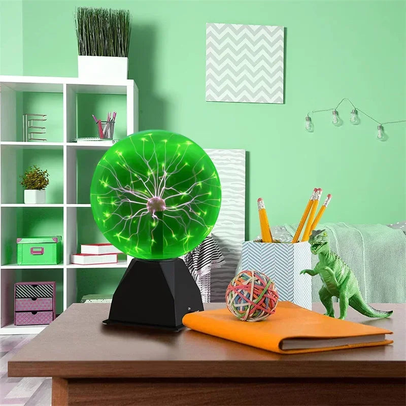 8 Inch Sound Control Plasma Ball Lamp - LED Touch Night Light